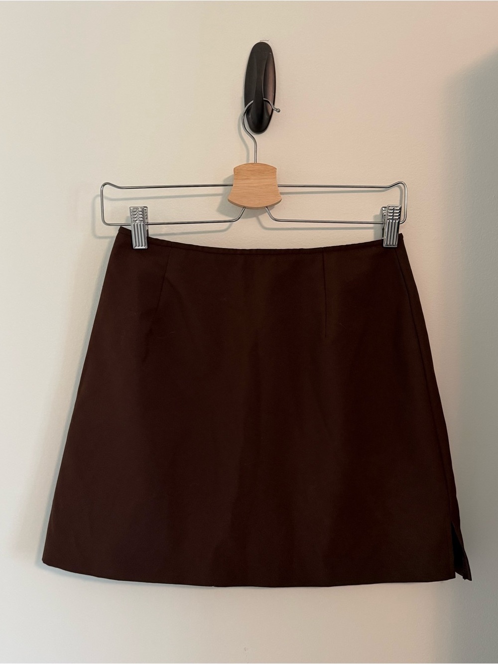 Vintage Garage Dark Brown Mini Skirt